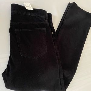New J. Crew Black Corduroy Men’s Slacks